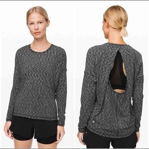 Lululemon Get Set Long Sleeve Spaced Out Space Dye